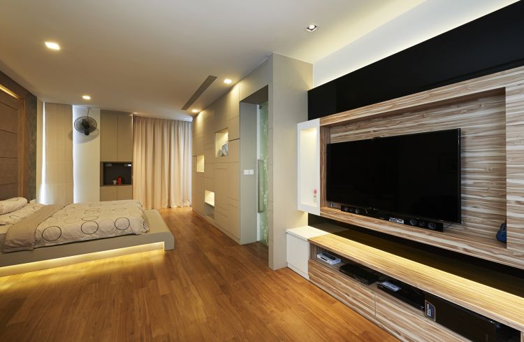 Minimalist, Modern Design - Bedroom - Landed House - Design by U-Home Interior Design Pte Ltd